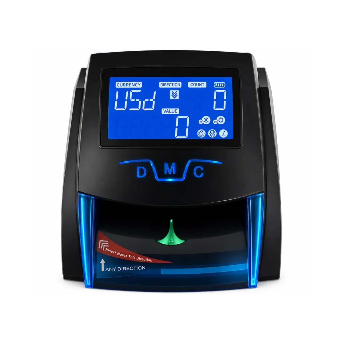 دستگاه تشخیص اصالت ارز D.TECH 208-PLUS با نمایشگر روشن