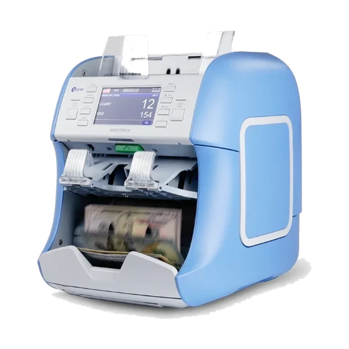 سورتر ارز NEWTON-3 برند KISAN در حال شمارش اسکناس دلار